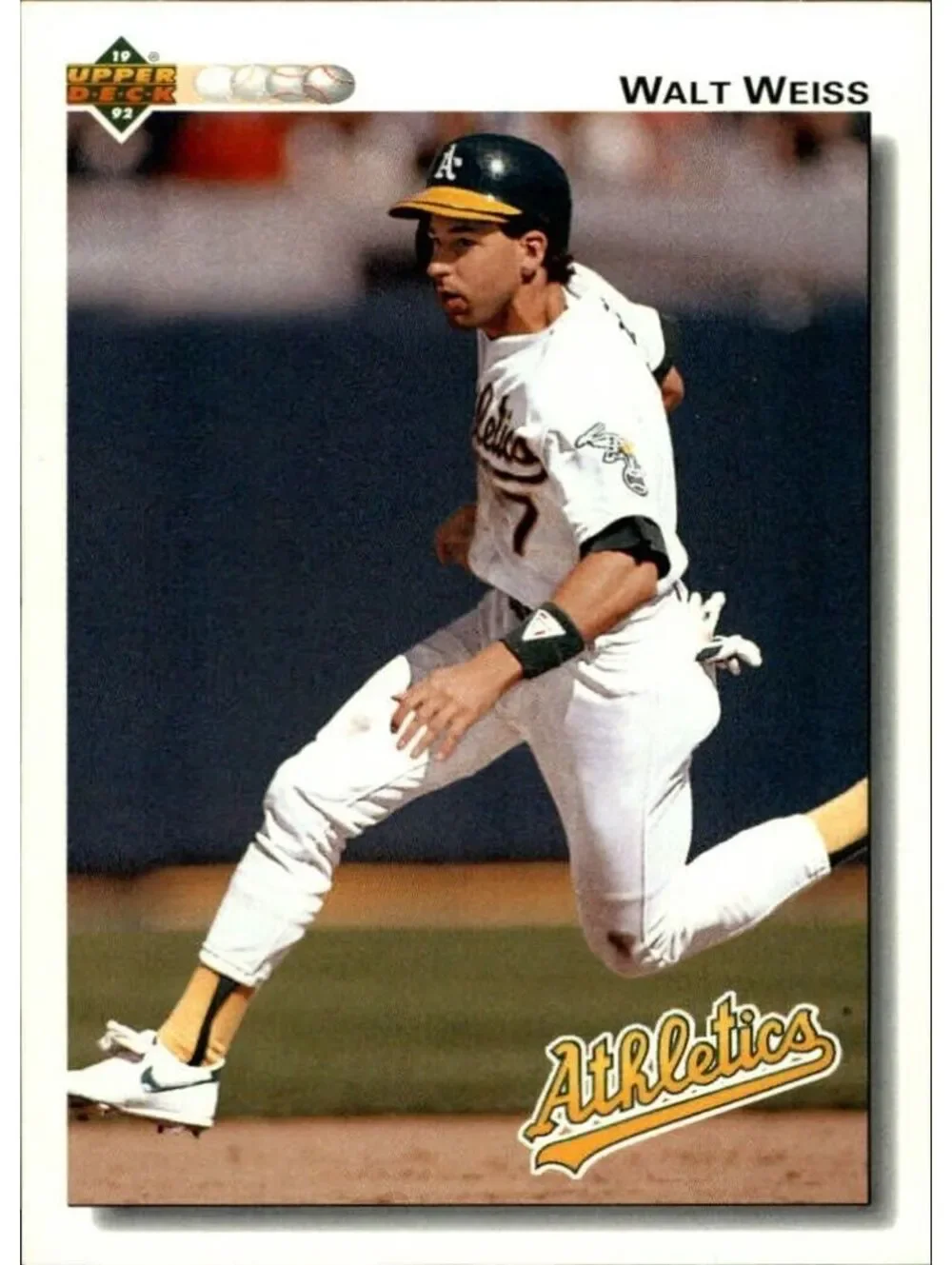 Walt Weiss 1992 Upper Deck MLB #151 Baseball Card Oakland Athletics
